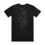 Snake Skeleton Tattoo Tee - Black