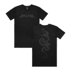 Snake Skeleton Tattoo Tee - Black