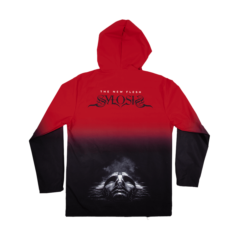 The New Flesh Custom Windbreaker - Black/Red