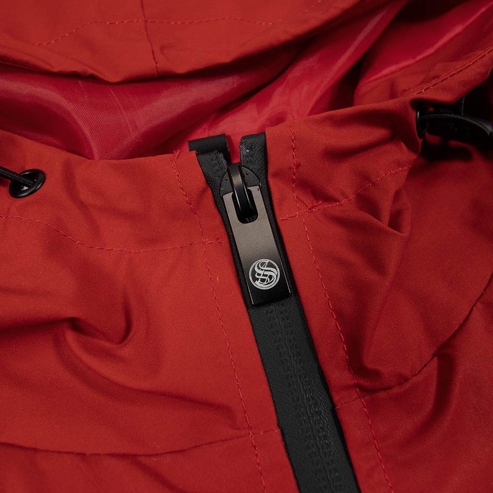 The New Flesh Custom Windbreaker - Black/Red