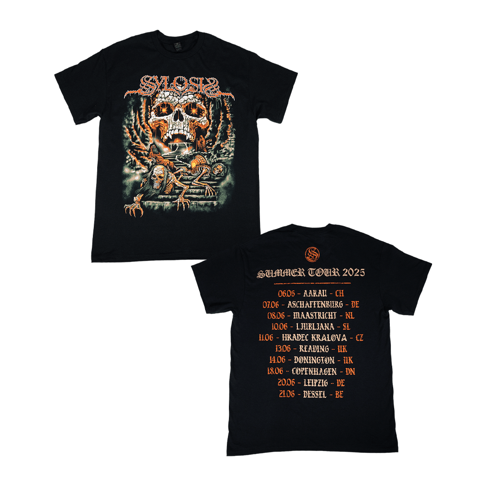 EU/UK Summer Tour 25 Tee - Black