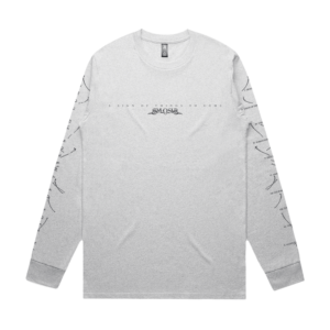 【KOOLOSET】Pigment Bone Long Sleeve Sylosis-Skeleton-Longsleeve-