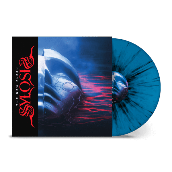 The New Flesh - Sky Blue with Black Splatter Vinyl